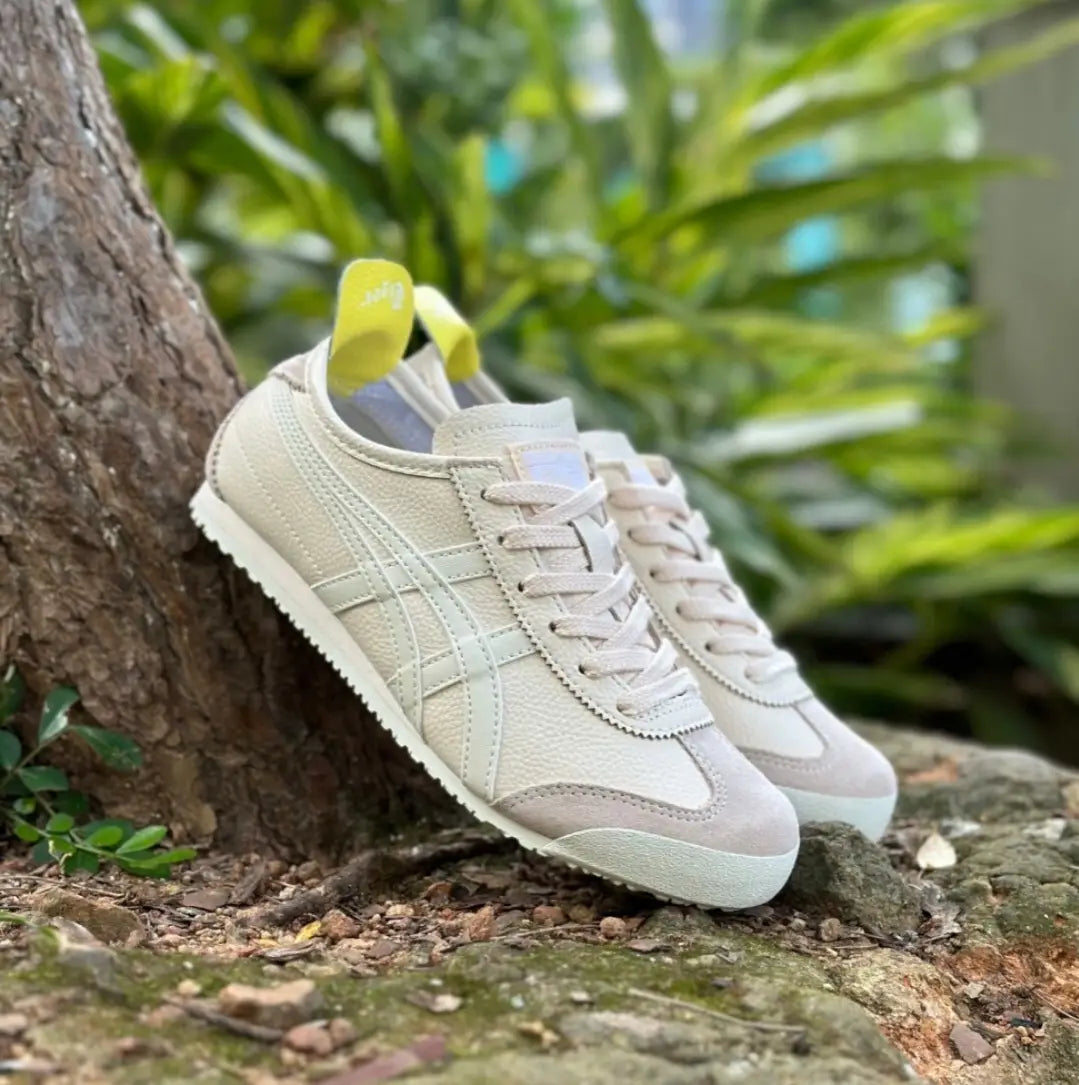 Onitsuka Tiger Mexico 66 Beige Light Yellow Sage 7A Premium Sneakers D-2069