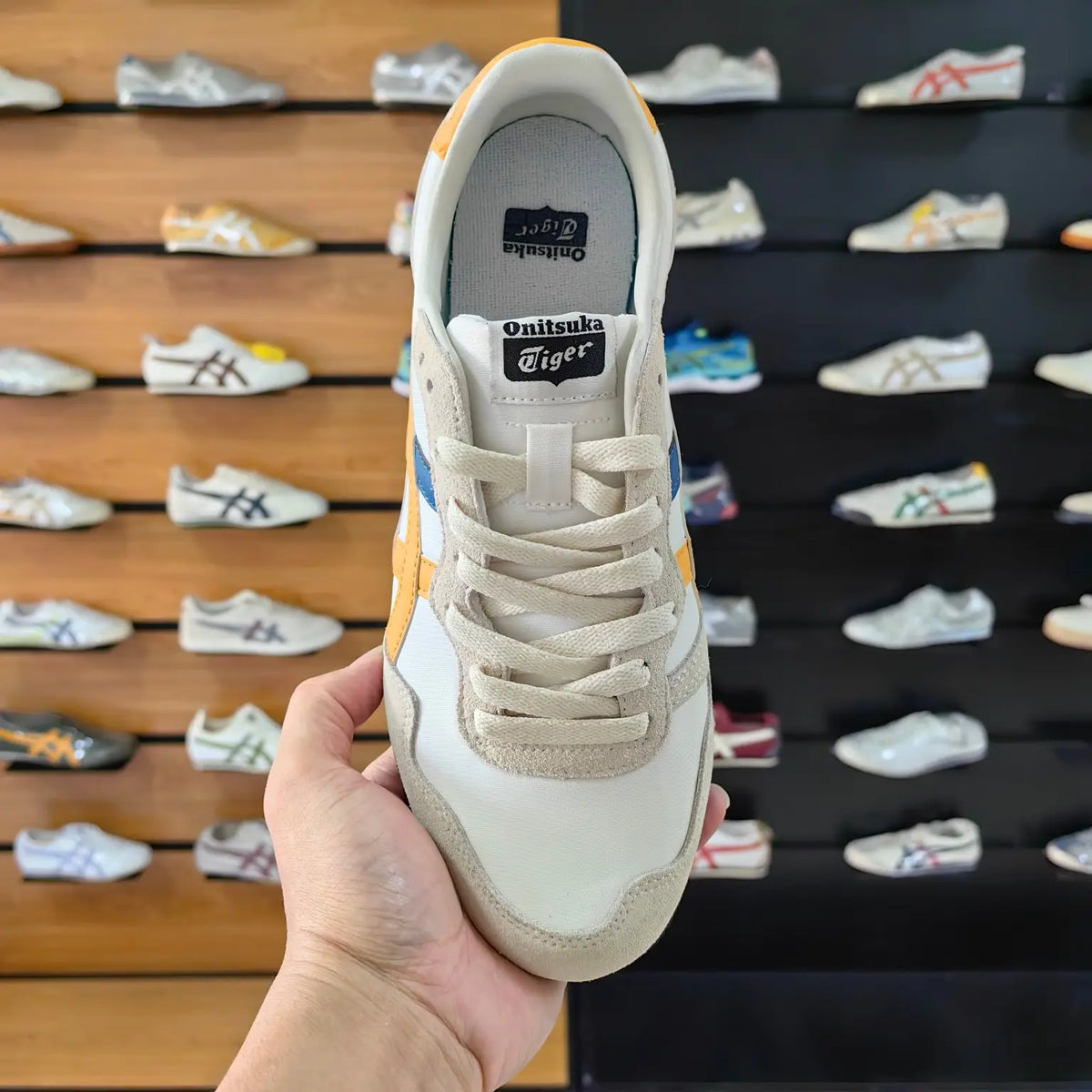 Onitsuk_a Tiger Serrano Cream Tiger Yellow Mens 7A Premium Sneakers D-2020