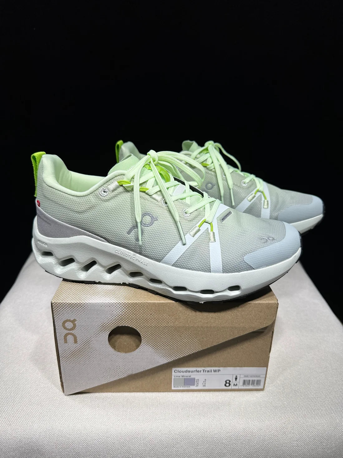 On Running Cloud Surfer Trail Waterproof - Lima Mineral
