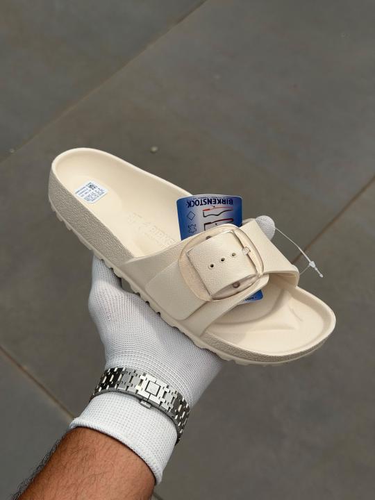 Women's Birkenstock Madrid Big Buckle EVA Beige