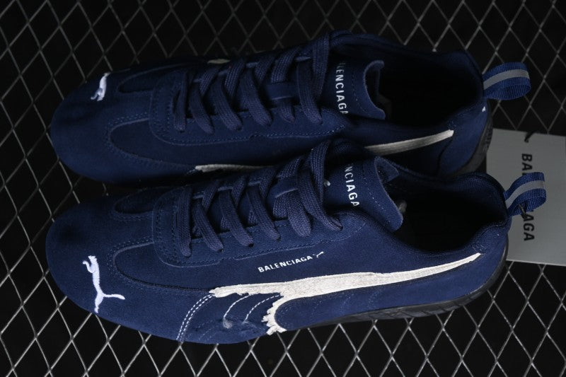 Speedcat Suede Distressed
-Blue /White