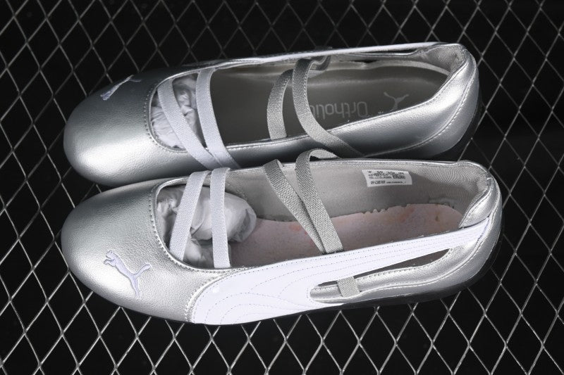 Speedcat ballet Metallic Silver