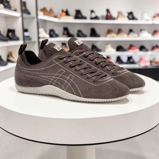 Onitsuka Tiger Sclaw Low Licorice Brown  Mens 7A Premium Sneakers D-2027