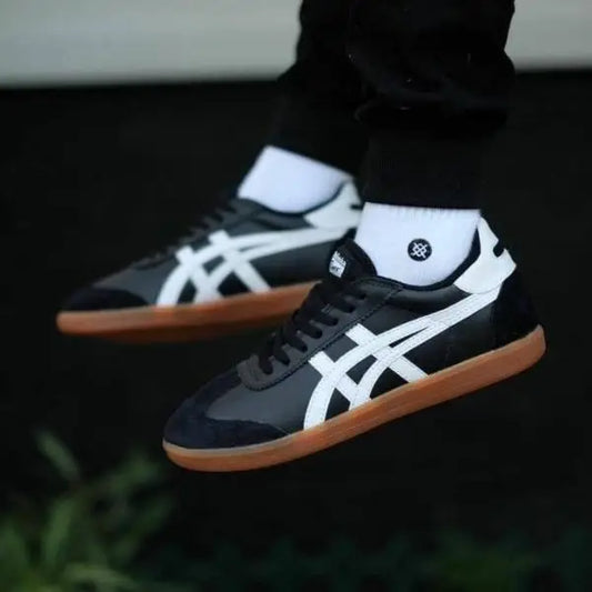 Onitsuk_a Tiger Tokuten Black white gum  7a premium quality sneakers D-1581