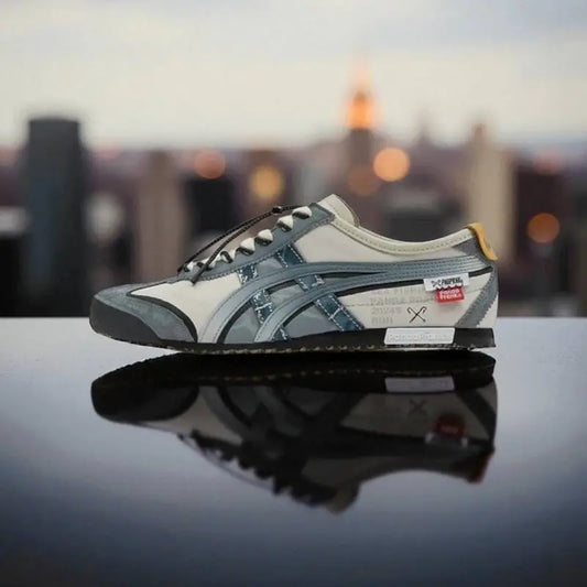 Onitsuka Tiger Sneakers Mexico 66 X Panda Prank Blue Grey with OG Box For Mens