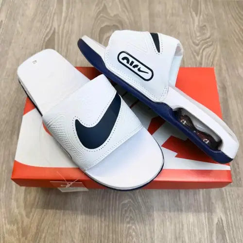 Nike Airmax Cirro White Navy Flip Flop 