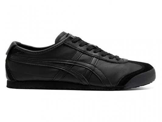 ONITSUKA TIGER MEXICO 66 ALL BLACK 1ST LETHER QULAITY