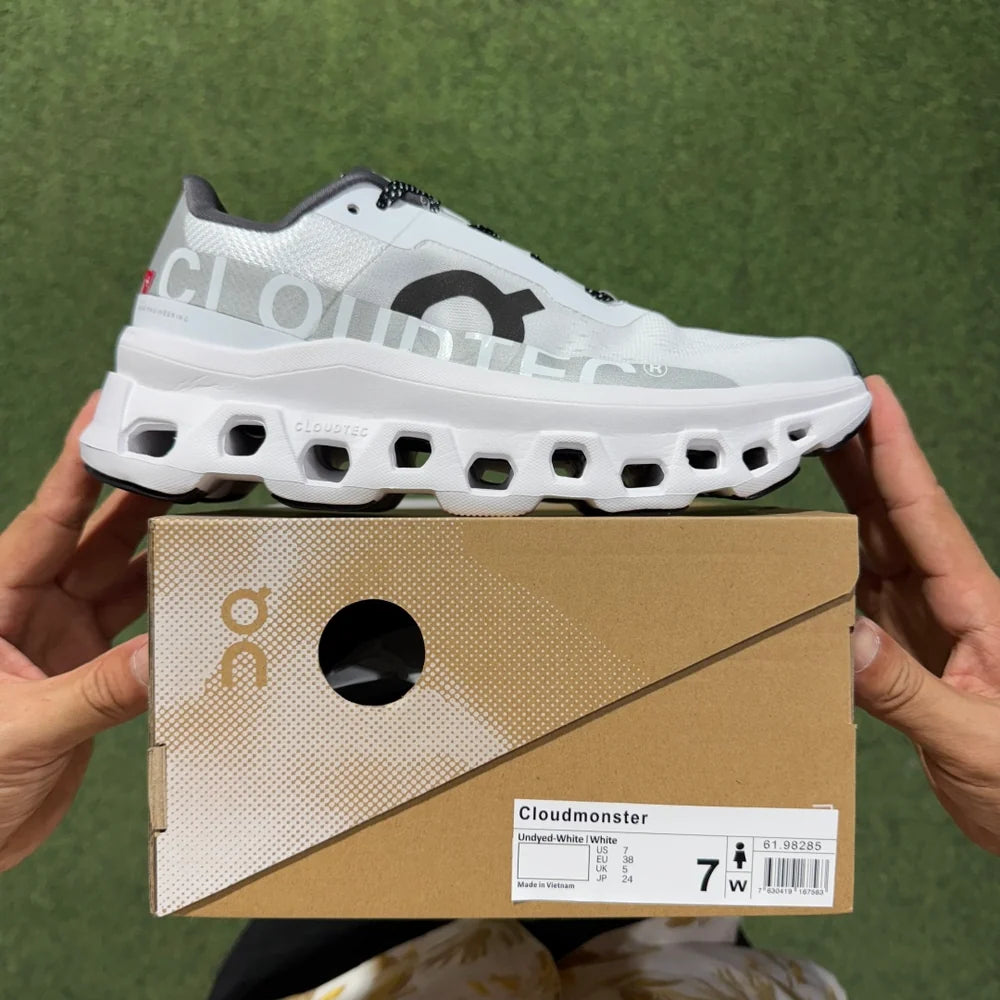 On Running Cloud Monster Undyed White