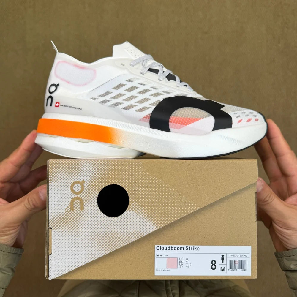 On Running Cloud Boom Strike -White/Orange