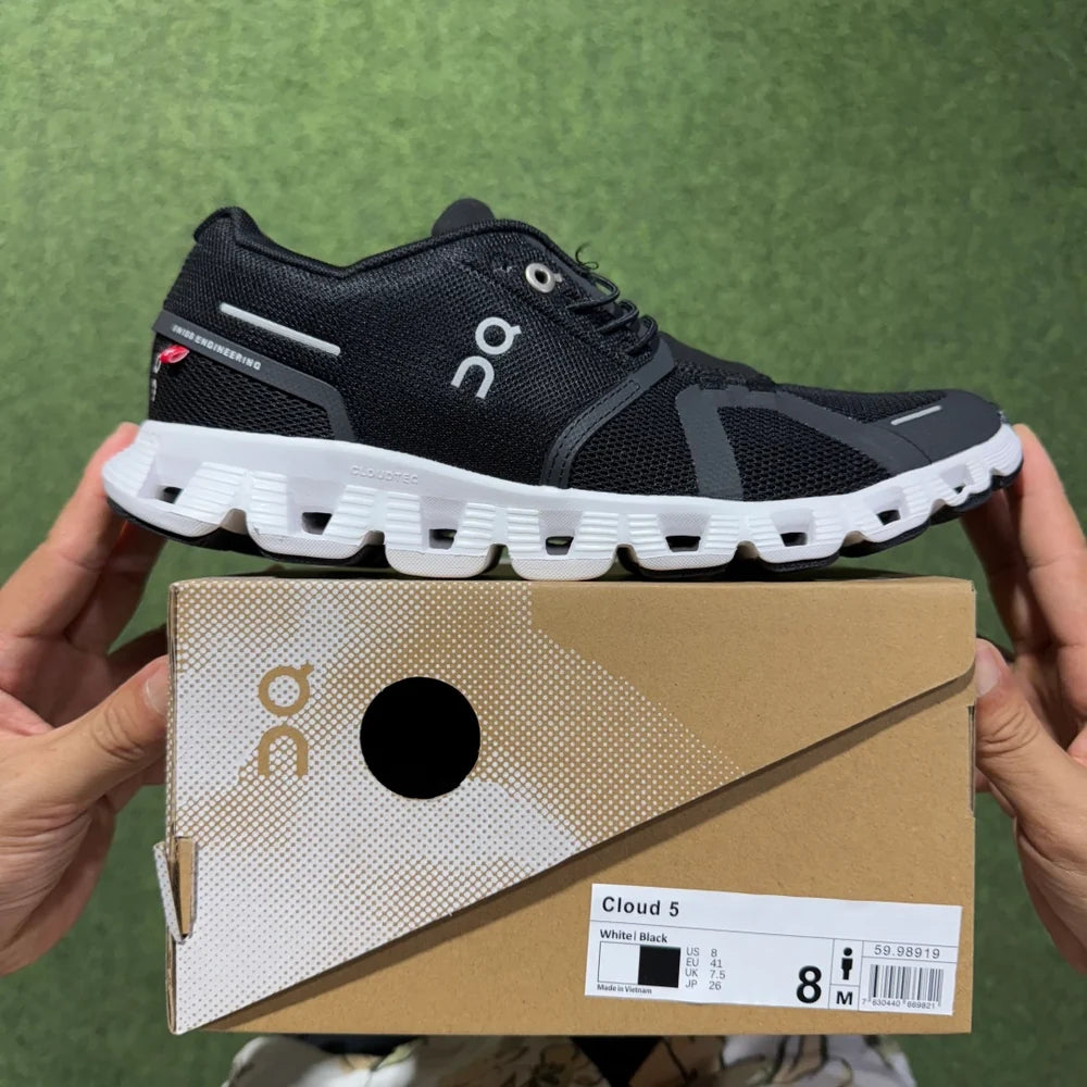 On Running Cloud 5-Black White